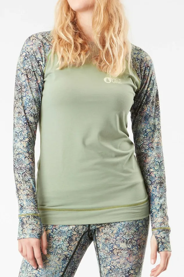 Woman MILITA PRINTED TOP Picture Organic Clothing Firstlayer