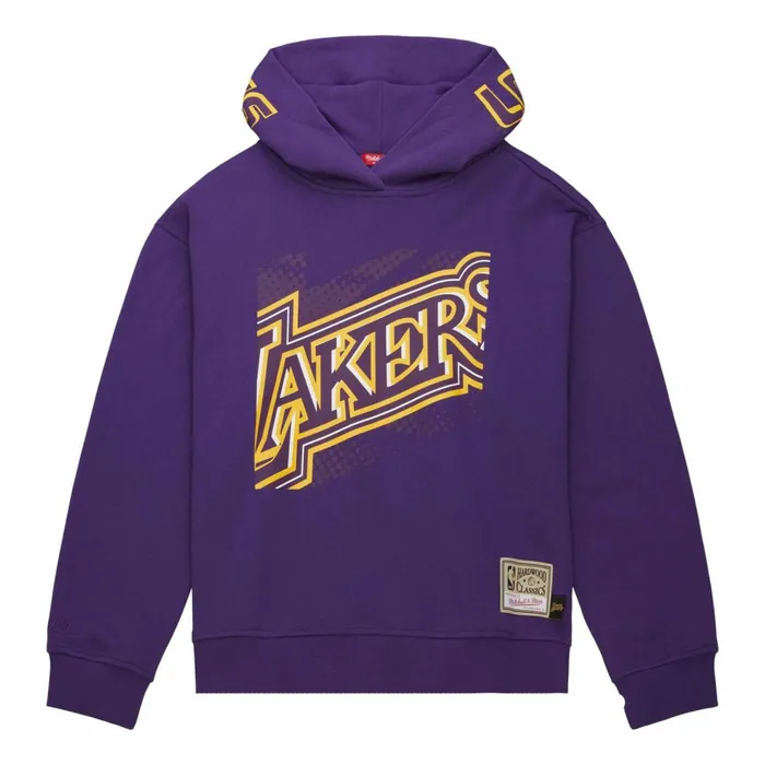Women039s Hoodies and Sweatshirts Mitchell and Ness Women039s Big Face 70 Hoodie Los Angeles Lakers Women039s Hoodies and Sweatshirts Mitchell and Ness Women039s Big Face 70 Hoodie Los Angeles Lakers
