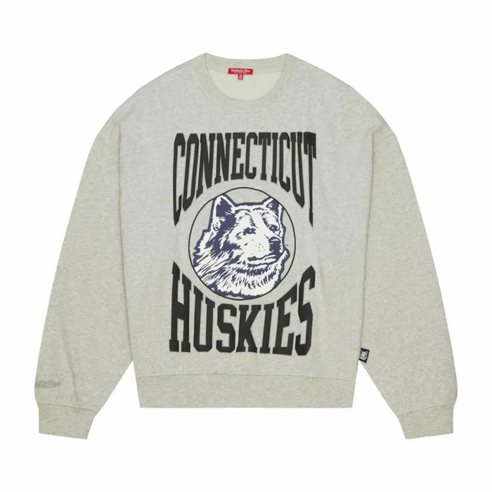 Women039s Hoodies and Sweatshirts Mitchell and Ness Women039s Logo Lightweight Crew 30 University Of Connecticut Women039s Hoodies and Sweatshirts Mitchell and Ness Women039s Logo Lightweight Crew 30 University Of Connecticut