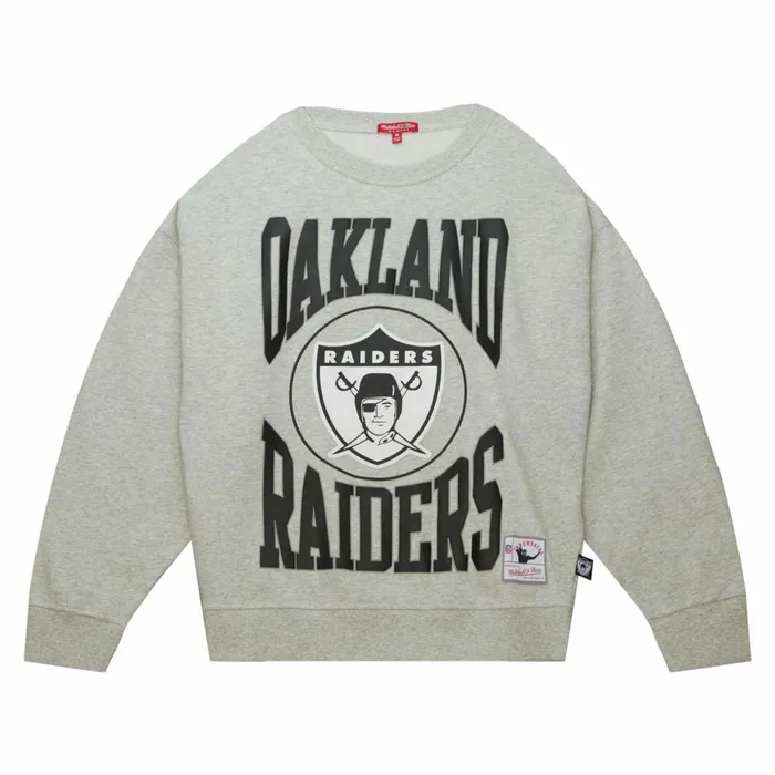 Women039s Hoodies and Sweatshirts Mitchell and Ness Women039s Logo LT Crew 30 Oakland Raiders Women039s Hoodies and Sweatshirts Mitchell and Ness Women039s Logo LT Crew 30 Oakland Raiders