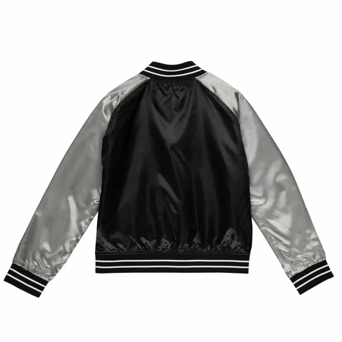 Women039s Jackets and Outerwear Mitchell and Ness Women039s Satin Jacket 20 Oakland Raiders Women039s Jackets and Outerwear Mitchell and Ness Women039s Satin Jacket 20 Oakland Raiders