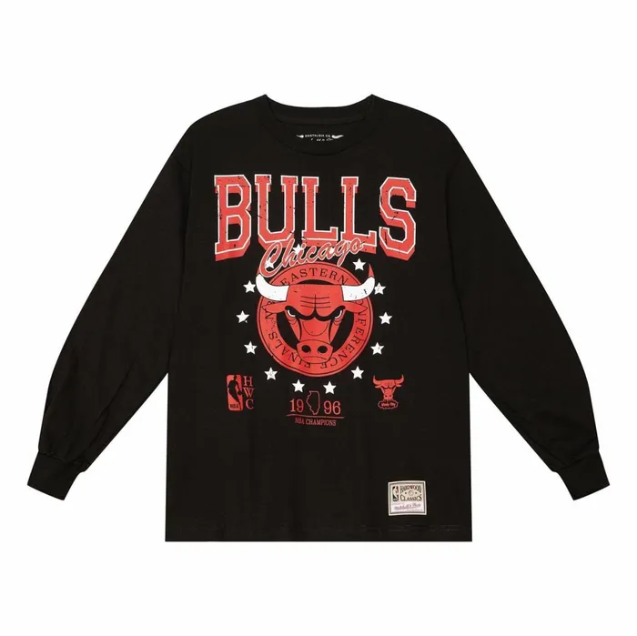 Women039s TShirts and Tops Mitchell and Ness Womens Oversized LS Tee Chicago Bulls Women039s TShirts and Tops Mitchell and Ness Womens Oversized LS Tee Chicago Bulls