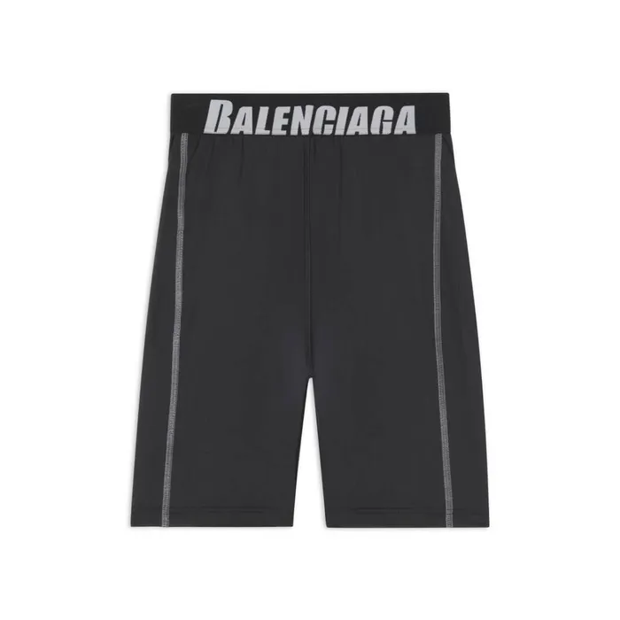 Women Activewear Balenciaga Cycling Shorts In Black