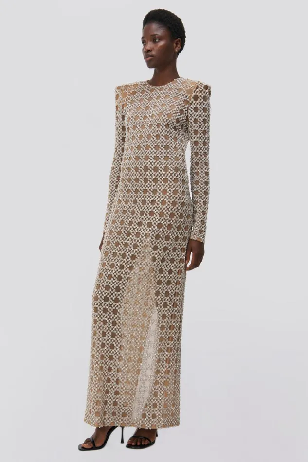 Women Aiya Gown Nude Jonathan Simkhai Dresses and Jumpsuits