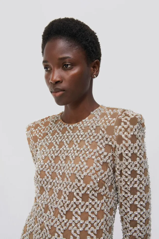 Women Aiya Gown Nude Jonathan Simkhai Dresses and Jumpsuits