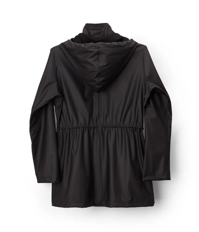 Women Alexis WomenS Rain Jacket Black Matt and Nat Raincoats