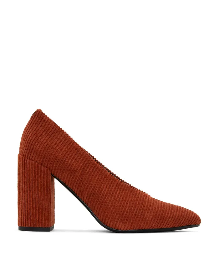 Women Amari Vegan High Heels Orange Matt and Nat Heels