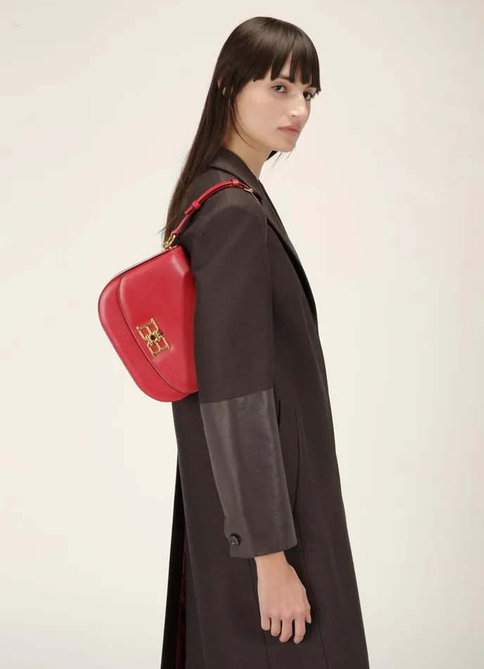 Women Bally Crossbody Bags Beckie 8211 Leather CrossBody Bag In Red
