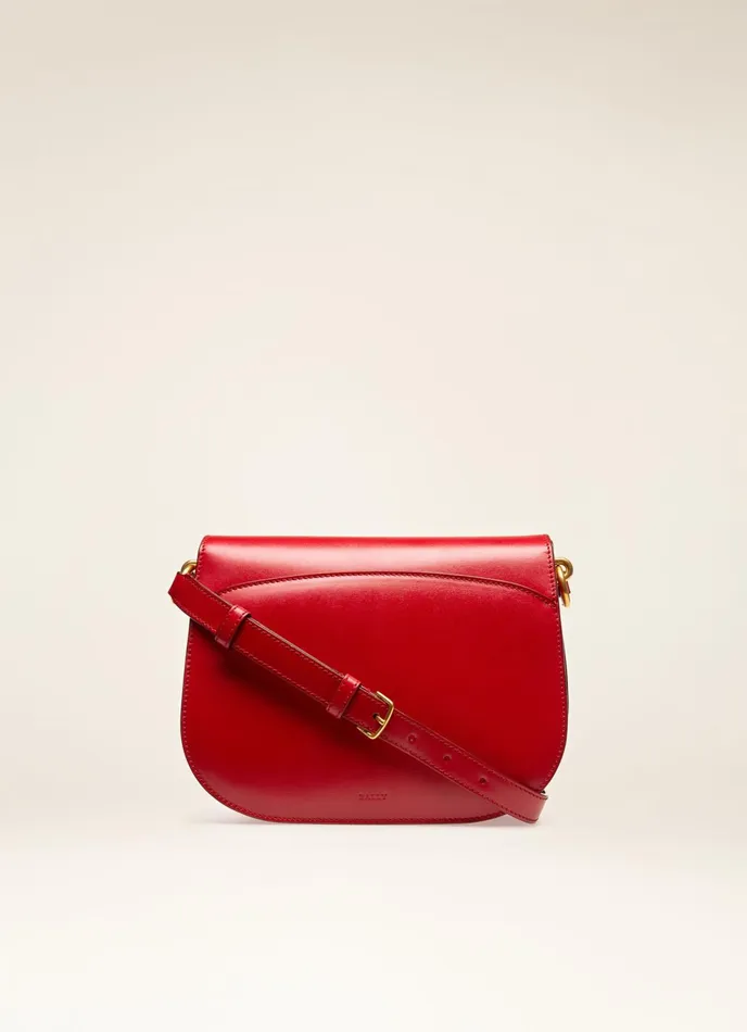 Women Bally Crossbody Bags Beckie 8211 Leather CrossBody Bag In Red