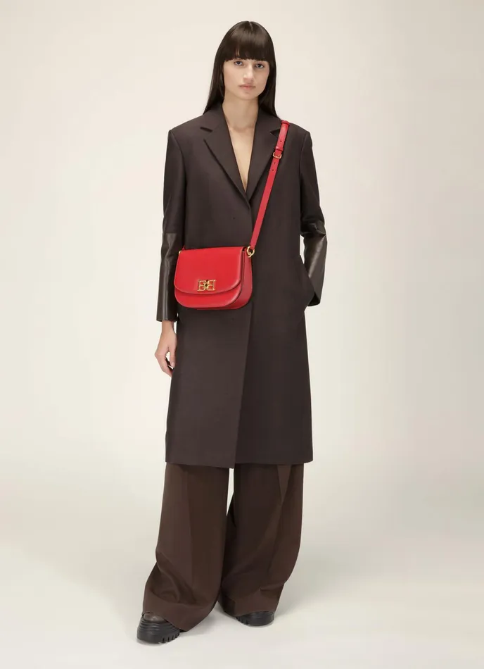 Women Bally Crossbody Bags Beckie 8211 Leather CrossBody Bag In Red