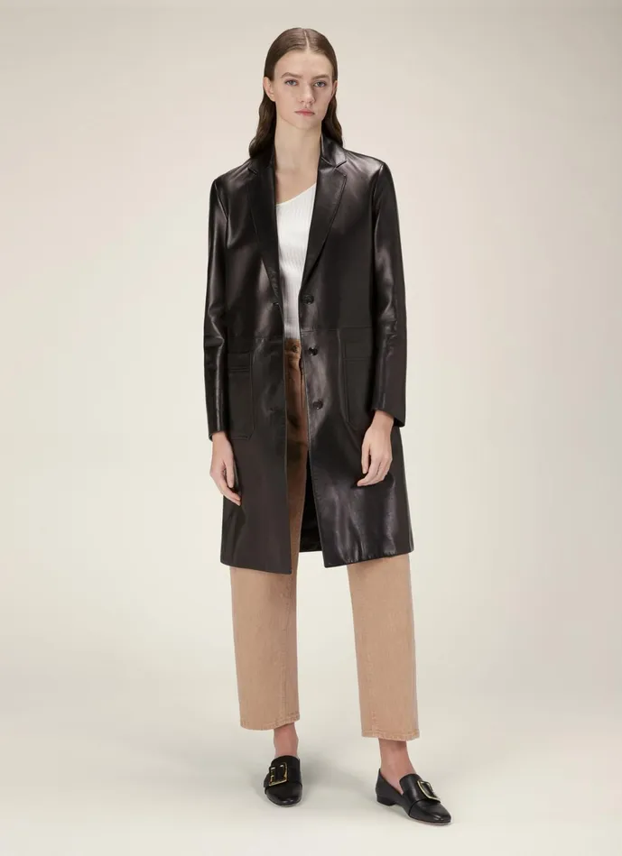 Women Bally Flats and Moccasins Janelle 8211 Calf Leather Slipper In Black
