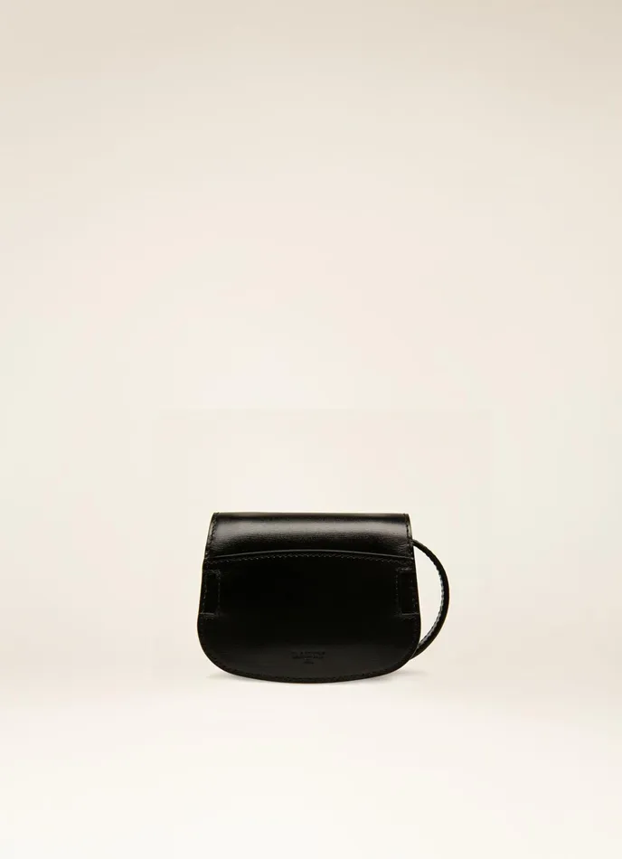 Women Bally Mini And Belt Bags Baily XS 8211 Leather Accessory In Black