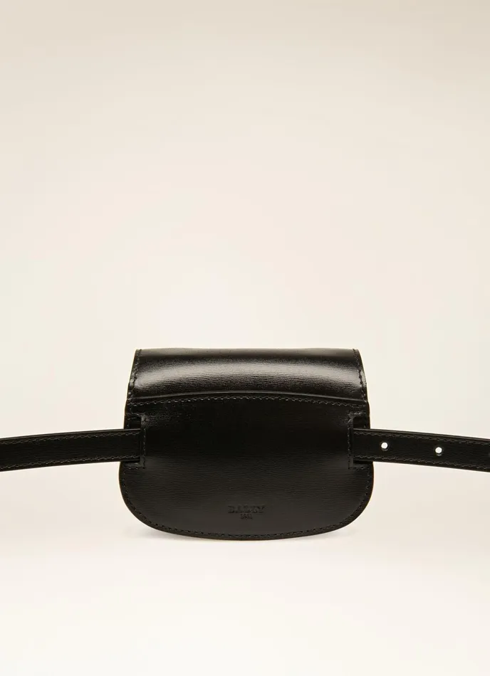 Women Bally Mini And Belt Bags Baily XS 8211 Leather Accessory In Black