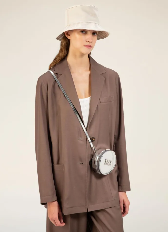 Women Bally Mini And Belt Bags Baxy 8211 Leather Accessory In Silver