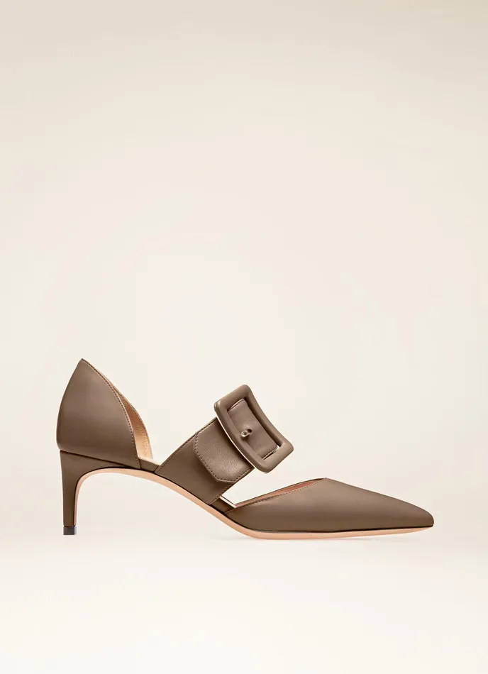Women Bally Pumps Jessye 8211 Leather Pumps In Taupe