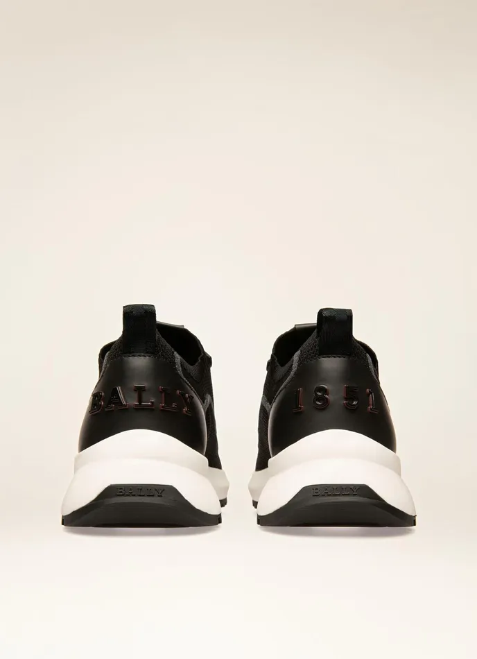 Women Bally Sneakers Davyn 8211 Polyester Mix Sneakers In Black