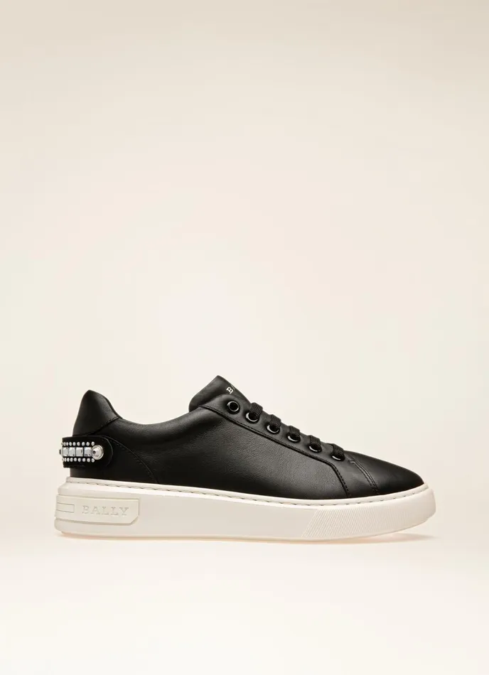 Women Bally Sneakers Malya 8211 Leather Sneakers In Black