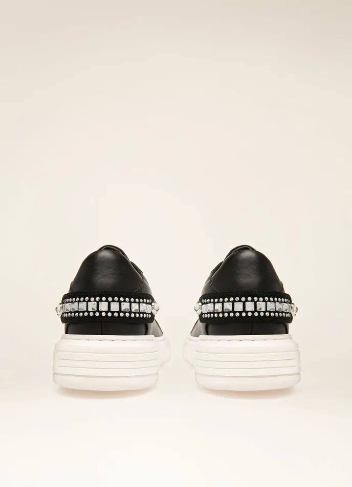 Women Bally Sneakers Malya 8211 Leather Sneakers In Black