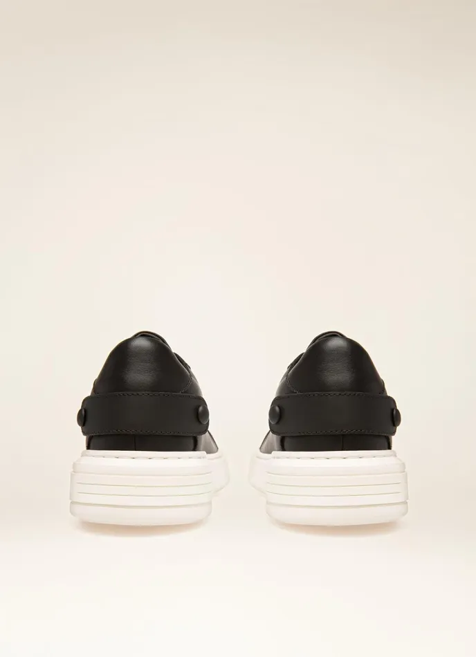 Women Bally Sneakers Malya 8211 Leather Sneakers In Black