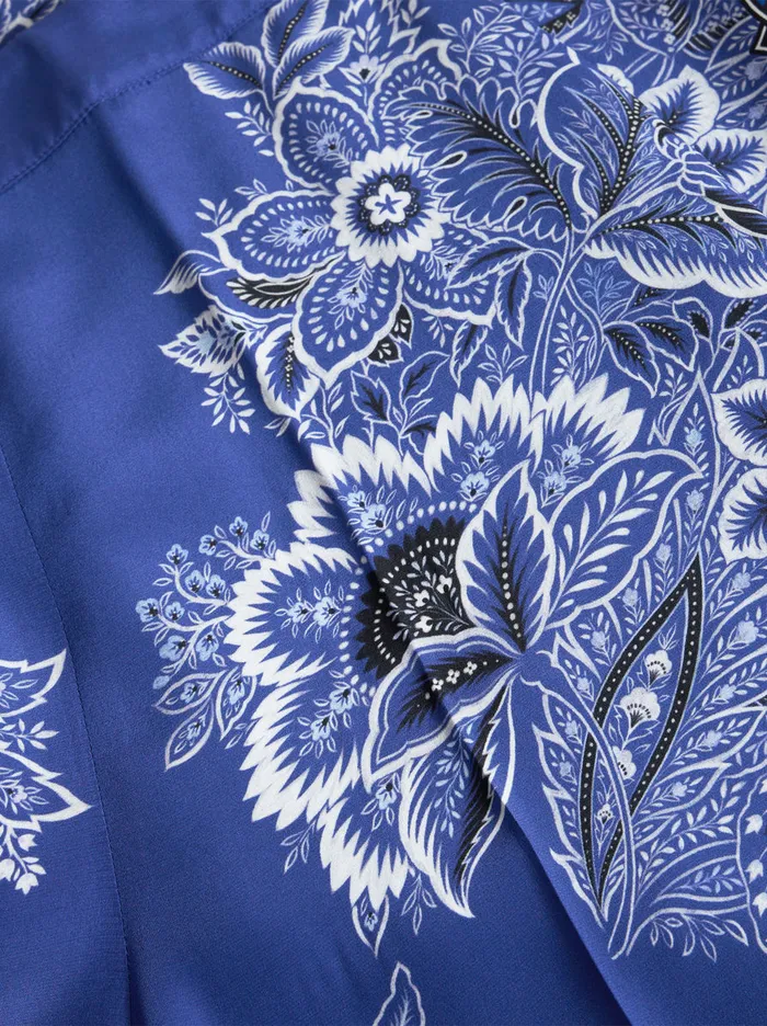 Women Bandanna Bouquet Palazzo Trousers Etro Trousers