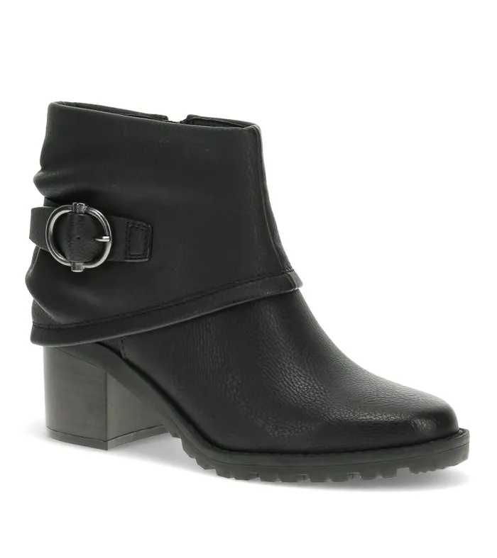 Women Baretraps Booties Deborah Block Heel Bootie Black