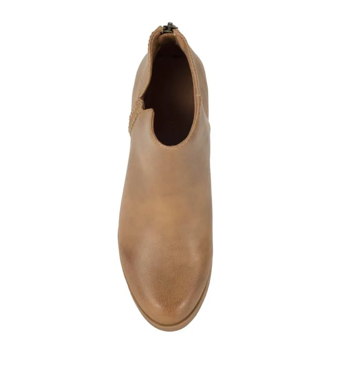 Women Baretraps Booties Lauryn Block Heel Ankle Bootie Salted Caramel Women Baretraps Booties Lauryn Block Heel Ankle Bootie Salted Caramel
