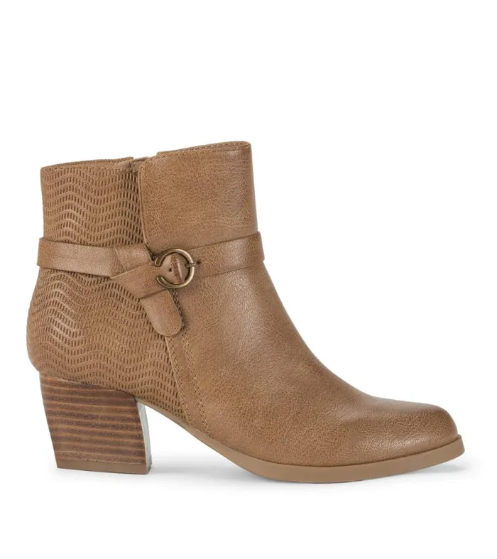 Women Baretraps Booties Linda Block Heel Bootie Salted Caramel Women Baretraps Booties Linda Block Heel Bootie Salted Caramel