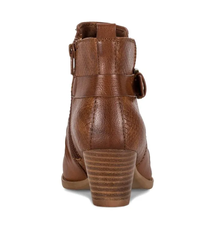 Women Baretraps Booties Rebel Block Heel Bootie Cognac Women Baretraps Booties Rebel Block Heel Bootie Cognac