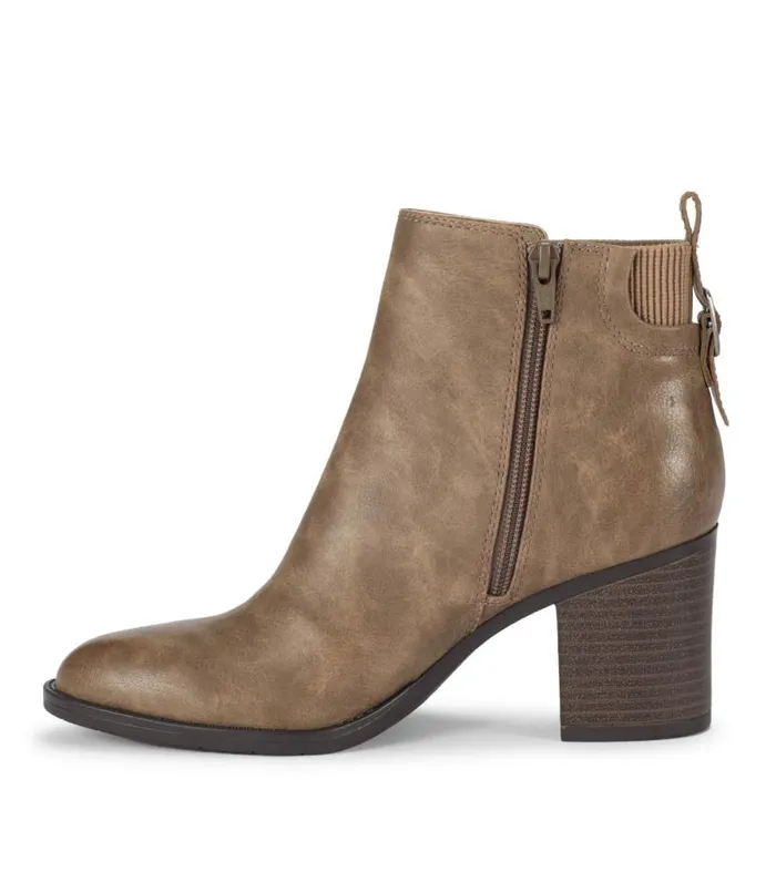 Women Baretraps Booties Rhoslyn Block Heel Bootie Taupe Women Baretraps Booties Rhoslyn Block Heel Bootie Taupe