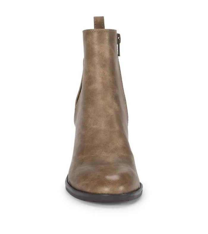 Women Baretraps Booties Rhoslyn Block Heel Bootie Taupe Women Baretraps Booties Rhoslyn Block Heel Bootie Taupe