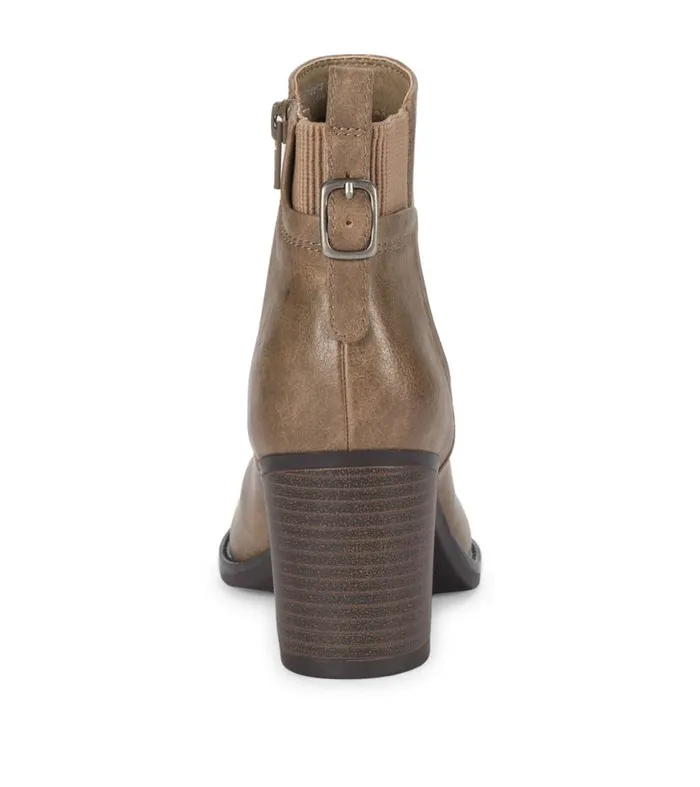 Women Baretraps Booties Rhoslyn Block Heel Bootie Taupe Women Baretraps Booties Rhoslyn Block Heel Bootie Taupe
