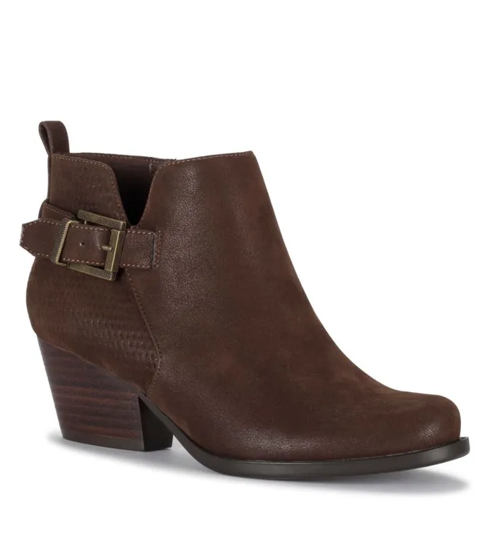 Women Baretraps Booties Rudy Block Heel Bootie Medium Brown