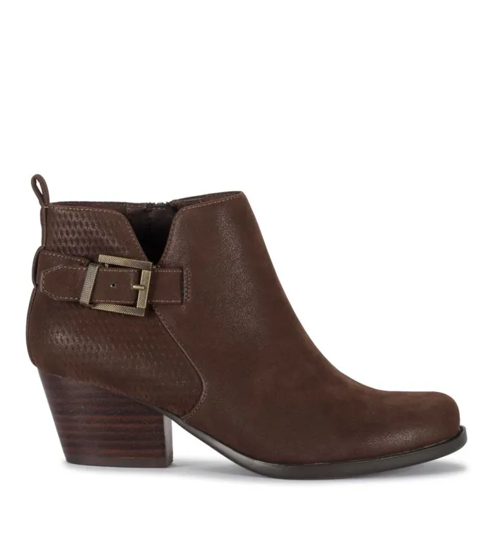 Women Baretraps Booties Rudy Block Heel Bootie Medium Brown Women Baretraps Booties Rudy Block Heel Bootie Medium Brown