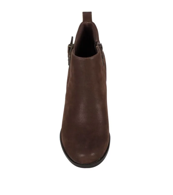Women Baretraps Booties Rudy Block Heel Bootie Medium Brown Women Baretraps Booties Rudy Block Heel Bootie Medium Brown