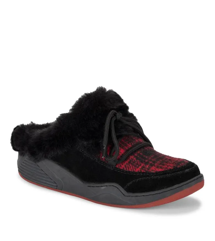 Women Baretraps Clogs and Mules Landon Clog Slipper Blackred