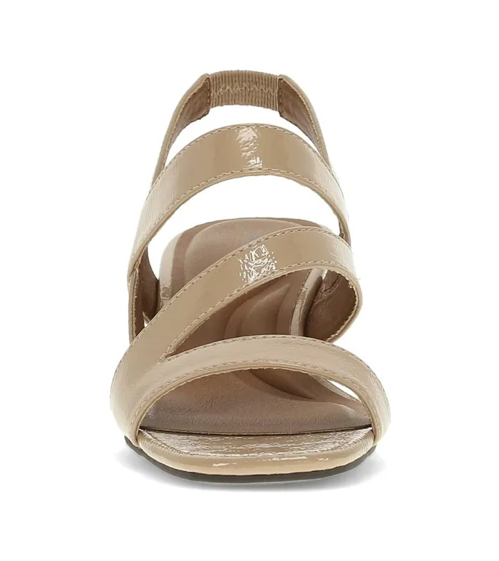 Women Baretraps Dress Shoes Posha Block Heel Sandal Latte Patent Women Baretraps Dress Shoes Posha Block Heel Sandal Latte Patent