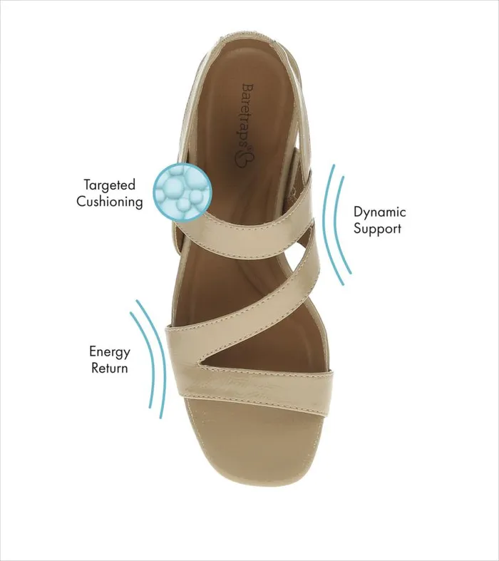 Women Baretraps Dress Shoes Posha Block Heel Sandal Latte Patent Women Baretraps Dress Shoes Posha Block Heel Sandal Latte Patent