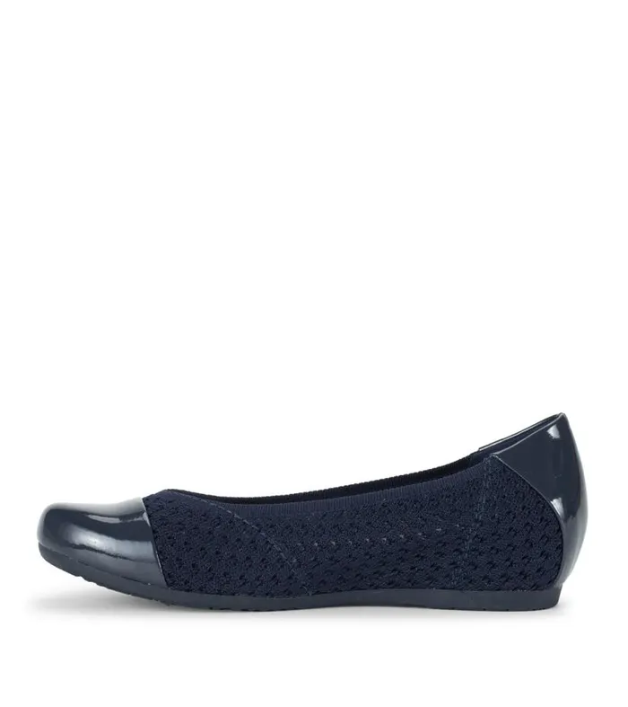Women Baretraps Flats and Loafers Mia Casual Flat Navy Women Baretraps Flats and Loafers Mia Casual Flat Navy