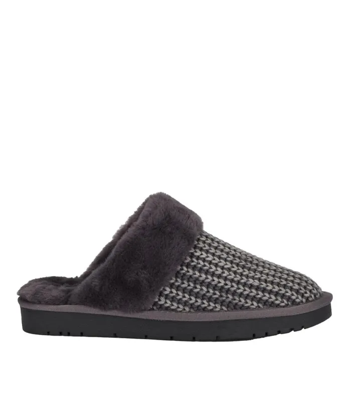 Women Baretraps Flats and Loafers Tillis Clog Slipper Grey Women Baretraps Flats and Loafers Tillis Clog Slipper Grey