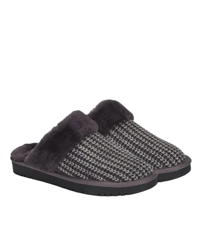 Women Baretraps Flats and Loafers Tillis Clog Slipper Grey Women Baretraps Flats and Loafers Tillis Clog Slipper Grey
