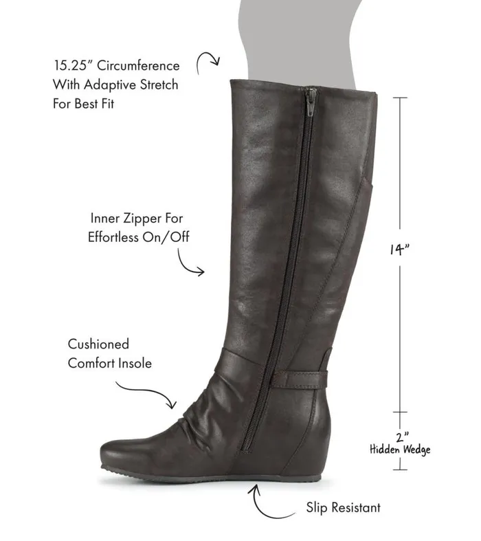 Women Baretraps Knee High Boots Sammy Tall Wedge Boot Dark Brown Women Baretraps Knee High Boots Sammy Tall Wedge Boot Dark Brown