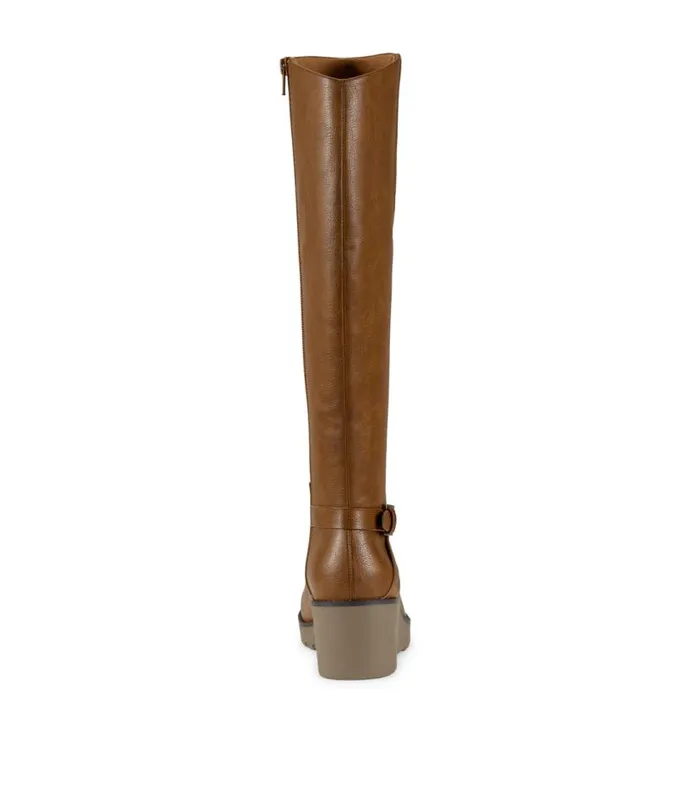 Women Baretraps Knee High Boots Winifred Tall Wedge Boot Cognac Women Baretraps Knee High Boots Winifred Tall Wedge Boot Cognac