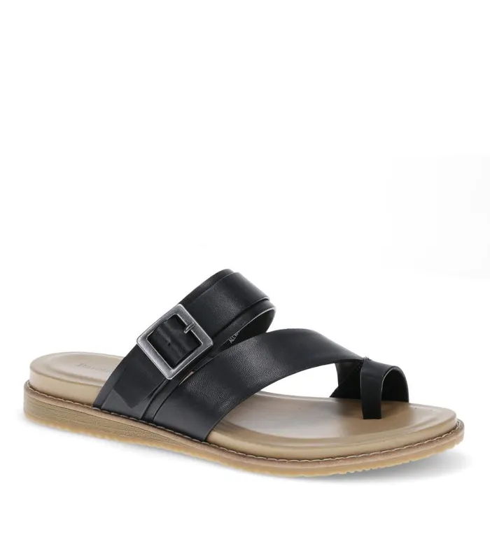 Women Baretraps Slides and Slip On Sandals Nat Slide Sandal Black