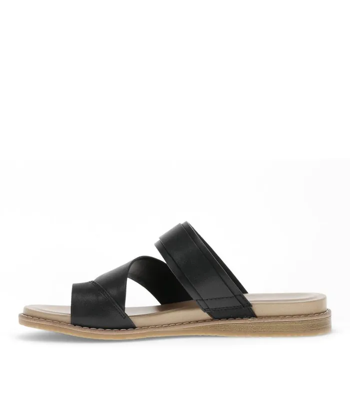 Women Baretraps Slides and Slip On Sandals Nat Slide Sandal Black Women Baretraps Slides and Slip On Sandals Nat Slide Sandal Black