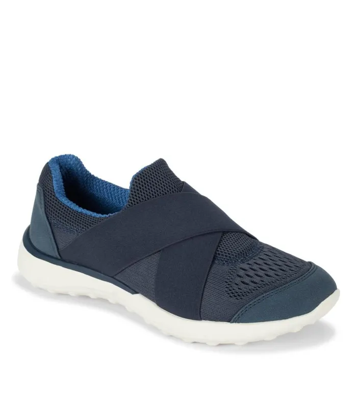 Women Baretraps Sneakers Gerri Casual Slip On Sneaker Navy Blue