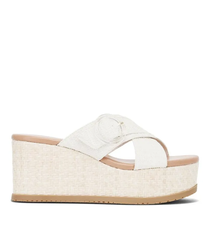 Women Baretraps Wedge Sandals Sydney Wedge Sandal Cream Women Baretraps Wedge Sandals Sydney Wedge Sandal Cream
