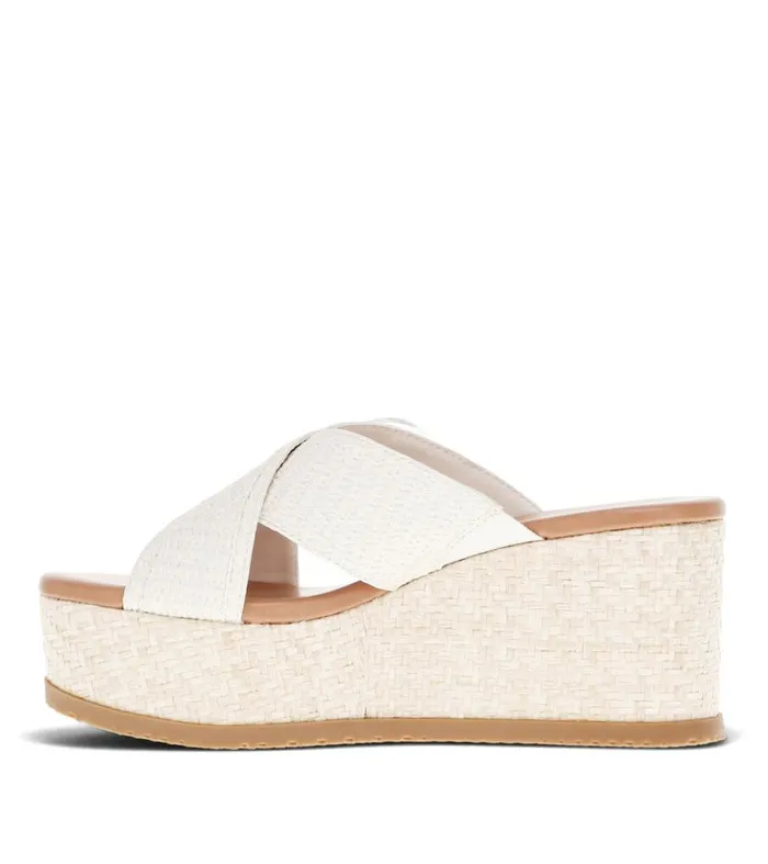 Women Baretraps Wedge Sandals Sydney Wedge Sandal Cream Women Baretraps Wedge Sandals Sydney Wedge Sandal Cream