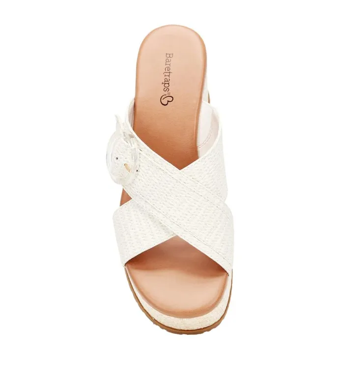 Women Baretraps Wedge Sandals Sydney Wedge Sandal Cream Women Baretraps Wedge Sandals Sydney Wedge Sandal Cream