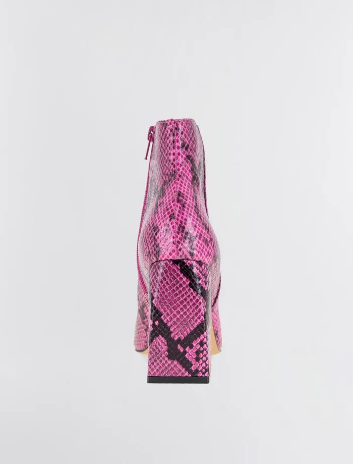 Women BCBG Shoes Briel Snakeskin Bootie Viva Pink Snake Women BCBG Shoes Briel Snakeskin Bootie Viva Pink Snake
