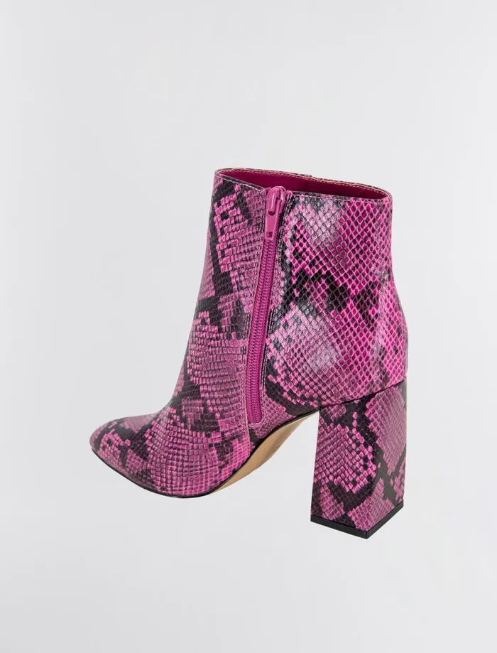 Women BCBG Shoes Briel Snakeskin Bootie Viva Pink Snake Women BCBG Shoes Briel Snakeskin Bootie Viva Pink Snake